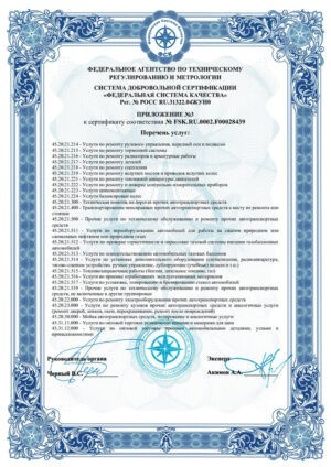 Сертификат соотвествия 4